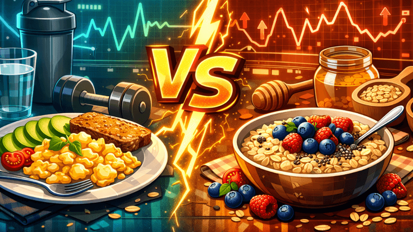 ათქვეფილი კვერცხი თუ შვრიის ფაფა — რომელი საუზმე აკონტროლებს სისხლში შაქარს უკეთ?