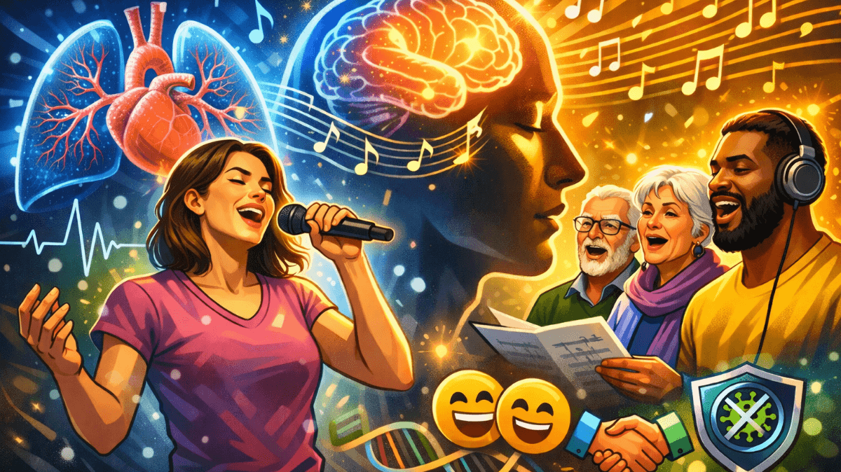 როგორ აუმჯობესებს სიმღერა თქვენს ჯანმრთელობას