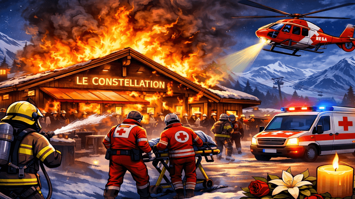 შვეიცარიაში ტრაგედია — კრანს-მონტანას სათხილამურო კურორტზე ხანძარი