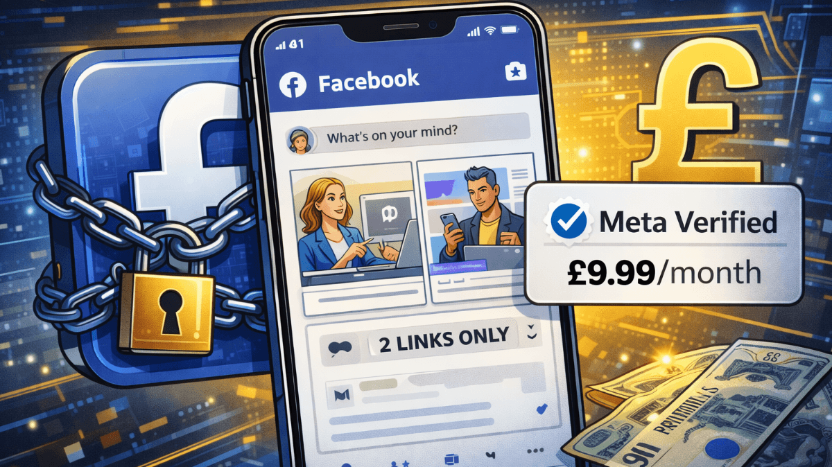 Facebook ტესტავს £9.99 საკვირაო გამოწერას, რათა მომხმარებლებს მისცეს საშუალება მათზე მეტი ბმულის გაზიარებისთვის