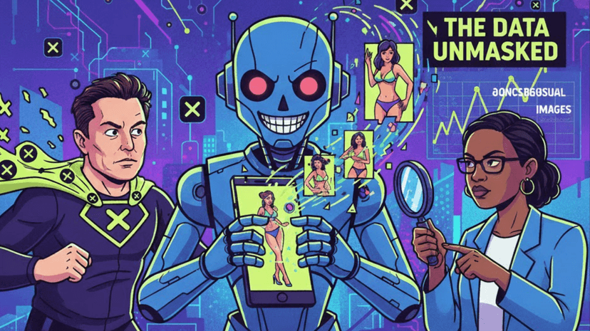 მონაცემები აჩვენებს, რომ Grok-ი X-ზე ასობით არაკონსენსუალურ ხელოვნური ინტელექტის სურათს ქმნის.